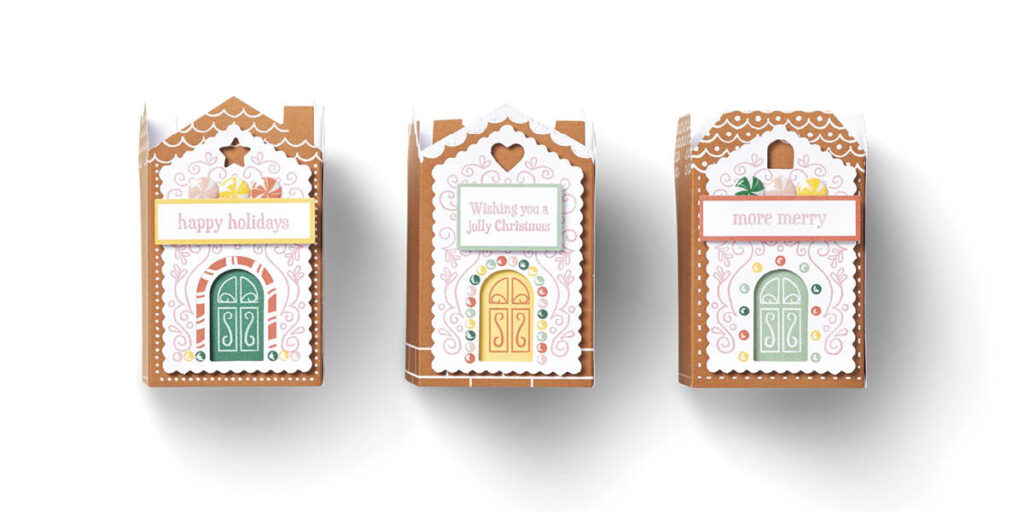 gingerbread house Christmas cards 