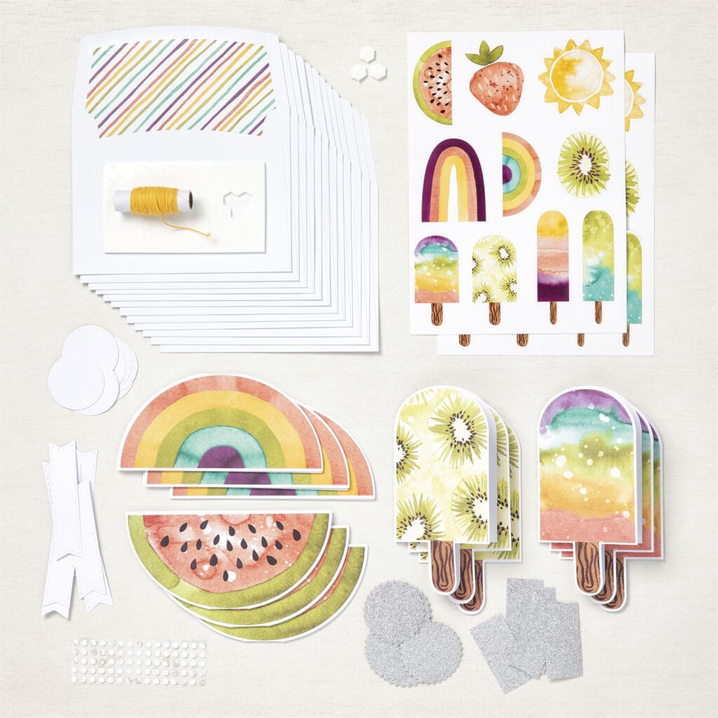 so cool watercolor card kit