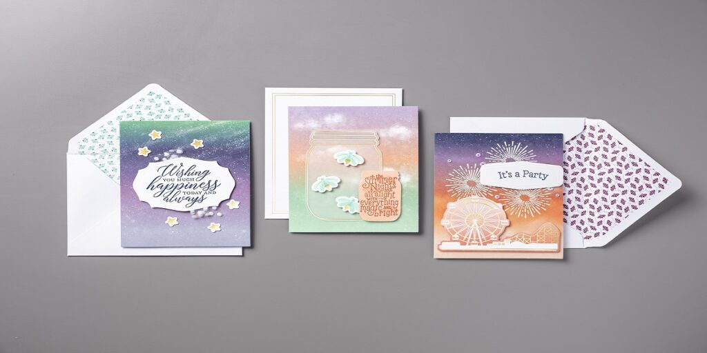 summer party invitation and summer wishes cards