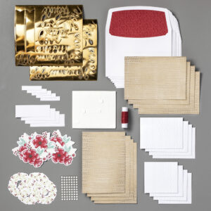 merry christmas greeting card crafting supplies