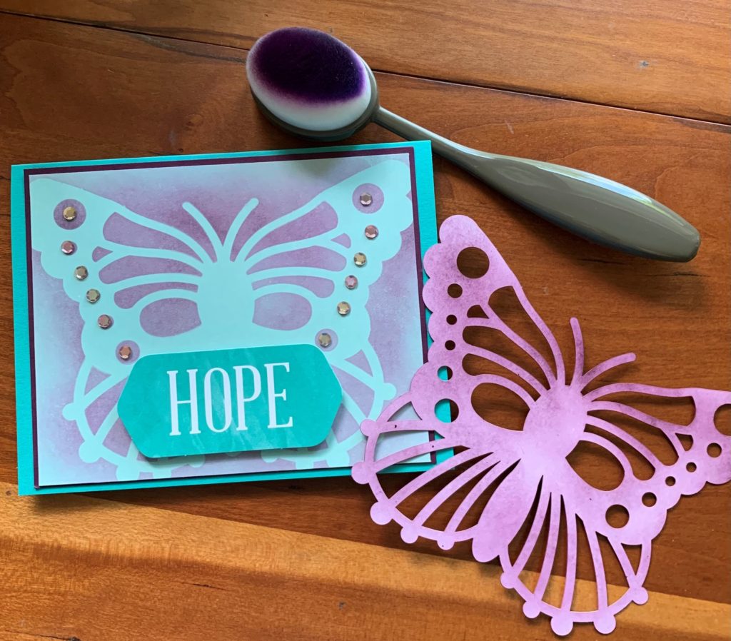 butterfly hope card